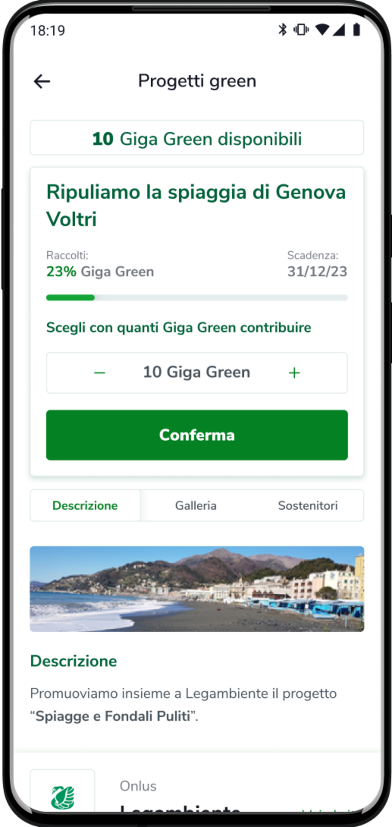 Sostieni progetti green
